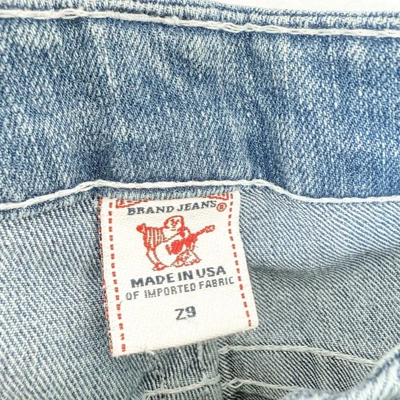 True Religion Mens‎ Jeans Size 29 Bobby Y2K Low Rise Vintage Casual Grunge